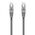 CAT6 Network Cable 0.3m Grey | 50-Micron Gold-Plated Connectors | Snagless Design | by SERVEREDGE