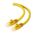 CAT6 Network Cable 0.5m Yellow | 50-Micron Gold-Plated Connectors | Snagless Design | by SERVEREDGE