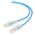 1m Blue Ultra Slim Cat6 Network Cable | 28AWG | 50u Gold Plated Connectors | UTP Design | by SERVEREDGE