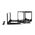 10RU Slide & Swivel Server Rack | Steel Construction | Powder Coated Finish | by SERVEREDGE