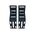 PDU Universal Vertical Mounting Bracket Kit | Steel Construction | Tool-Free Installation | Space-Saving Design | by SERVEREDGE