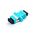 SC/F to SC/F Multi Mode Simplex OM3 Fibre Adapter | UPC Polish | ≤0.3 dB Insertion Loss | Aqua Color | by SERVEREDGE