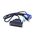3-in-1 KVM Proprietary Cable | DB37 to PS2, USB, VGA | 1.2m Length | by SERVEREDGE