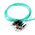 Serveredge ST Pigtail Multimode OM3 | 2 Meters Length | 6 Fibres | Aqua Jacket | by SERVEREDGE