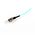 Serveredge ST Pigtail Multimode OM3 | 2 Meters Length | 6 Fibres | Aqua Jacket | by SERVEREDGE