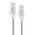5m Grey Ultra Slim Cat6 Network Cable | 28AWG | 50u Gold Plated Connectors | Flexible Design | by SERVEREDGE