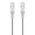 0.50m Grey Ultra Slim Cat6 Network Cable | 28AWG | 50u Gold Plated Connectors | Flexible Design | by SERVEREDGE