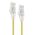 2m Yellow Ultra Slim Cat6 Network Cable | UTP | 28AWG | 50u Gold Plated Connectors | by SERVEREDGE