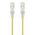 2m Yellow Ultra Slim Cat6 Network Cable | UTP | 28AWG | 50u Gold Plated Connectors | by SERVEREDGE