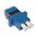 LC/F to LC/F Single Mode Duplex OS2 Fibre Adapter | Blue Color | Low Insertion Loss | High Precision Alignment | by SERVEREDGE