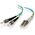 10G Multi Mode Duplex LSZH Fibre Cable | 50/125 Microns | 1m Length | by SERVEREDGE
