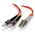 Multi Mode Duplex LSZH Fibre Cable 62.5/125 OM1 | 2m Length | 100% Optically Tested | by SERVEREDGE