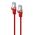 CAT6A Slim S/FTP Network Cable | 10G Performance | Red Color | 0.5m Length | by SERVEREDGE