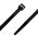 Nylon Cable Tie Black UV Rated | 150mm Length | Durable Nylon Material | Pack of 100 | by SERVEREDGE
