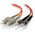 SCST Multi Mode Duplex LSZH Fibre Cable | 62.5/125 Microns | 3m Length | 100% Optically Tested | by SERVEREDGE