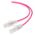 5m Pink Ultra Slim Cat6 Network Cable | 28AWG UTP | 50u Gold Plated Connectors | Flexible Design | by SERVEREDGE