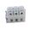 Allen-Bradley 1492ED103 3 Pole 60 Amp Terminal Block
