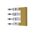 Allen-Bradley 1492CJLJ64 Center Jumper Plug-In Type 4 Pole Yellow
