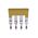 Allen-Bradley 1492CJLJ64 Center Jumper Plug-In Type 4 Pole Yellow