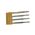 Allen-Bradley 1492CJL44 Center Jumper Plug-In Type 4 Pole Yellow