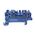 Allen-Bradley 1492L3B Blue Spring Clamp Feed Through Terminal Block