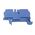 Allen-Bradley 1492L3B Blue Spring Clamp Feed Through Terminal Block