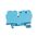 Allen-Bradley 1492L6B Blue Spring Clamp Feed Through Terminal Block