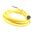 Allen-Bradley 889NF5AFC12F Mini Cable Female Straight 5-Pin PVC Yellow 16AWG 12FT