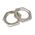 Allen-Bradley 871CN3 Nickel-Plated Brass Mounting Nuts 18mm Diameter