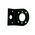 Allen-Bradley 855EAVM Control Tower Vertical Mounting Kit 50mm Black Metal