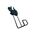 Allen-Bradley 2711T Mounting Bracket for MobileView Terminal