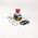 Allen-Bradley 800TCFX6A5S Maintained Mushroom Pushbutton