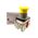 Allen-Bradley 800TCFX9A5 Push Button Mushroom Head Yellow