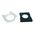 Allen-Bradley 800MSWS00 Legend Plate 22.5mm Square Grey
