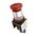 Allen-Bradley 800MRD6 Red Mushroom Head Pushbutton Unit