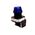 Allen-Bradley 800HQRH2B Blue LED Pilot Light 30mm