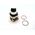 Allen-Bradley 800TJ2KT7B Selector Switch 3 Position 30mm Maintained Black