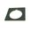 Allen-Bradley 800HW009 Legend Plate for 30mm Push Button Power On Red