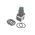 Allen-Bradley 800HQRBH2G Momentary Pushbutton Green LED 30mm