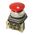 Allen-Bradley 800TD6A Momentary Push Button Mushroom Head Red