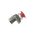 Allen-Bradley 800TD6A Momentary Push Button Mushroom Head Red