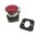 Allen-Bradley 800TD6Q Red Mushroom Head Pushbutton with Locking Padlocking Attachment