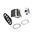 Allen-Bradley 800TCQAH2B 30mm Momentary Pushbutton with LED and Extended Head