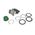 Allen-Bradley 800TCP16G Pilot Light Green 30.5mm Metal Type 4/13
