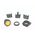 Allen-Bradley 800FPLF5PN5WX11 Illuminated Round Plastic Push Button