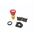 Allen-Bradley 800FPMT44PX02 Push-Pull Twist-to-Release Mushroom Operator