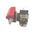 Allen-Bradley 800HWK61B Momentary Push Button Stop Red