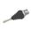Allen-Bradley 800FMJR4 Toggle Switch with Round Metal Operator