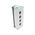 Allen-Bradley 800F4PM Plastic Enclosure with 4 Hole and Metric Conduit Knockouts