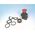 Allen-Bradley 800HFRXTQH2AA1 Illuminated Push-Pull Mushroom Head Pushbutton